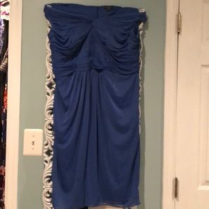 Blue mid dress